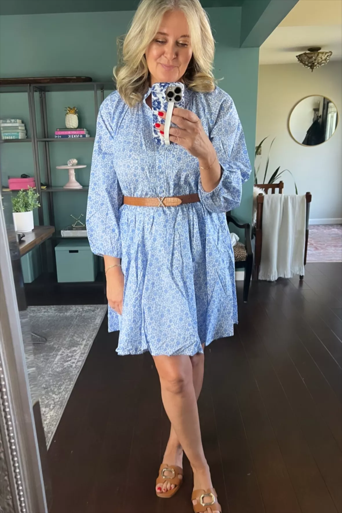 Ruffled Floral Shirt Dress curated on LTK