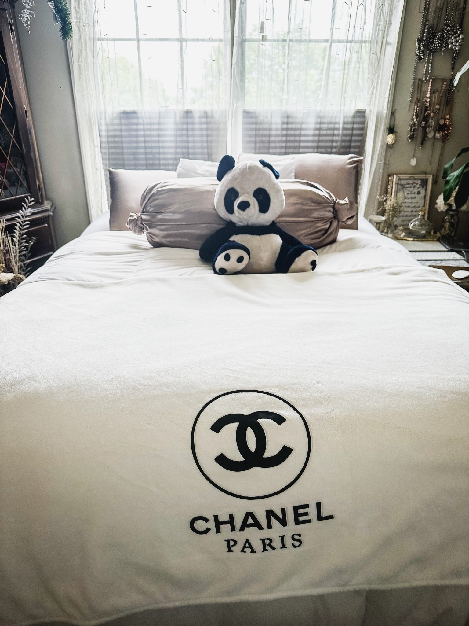 chanel throw blanket