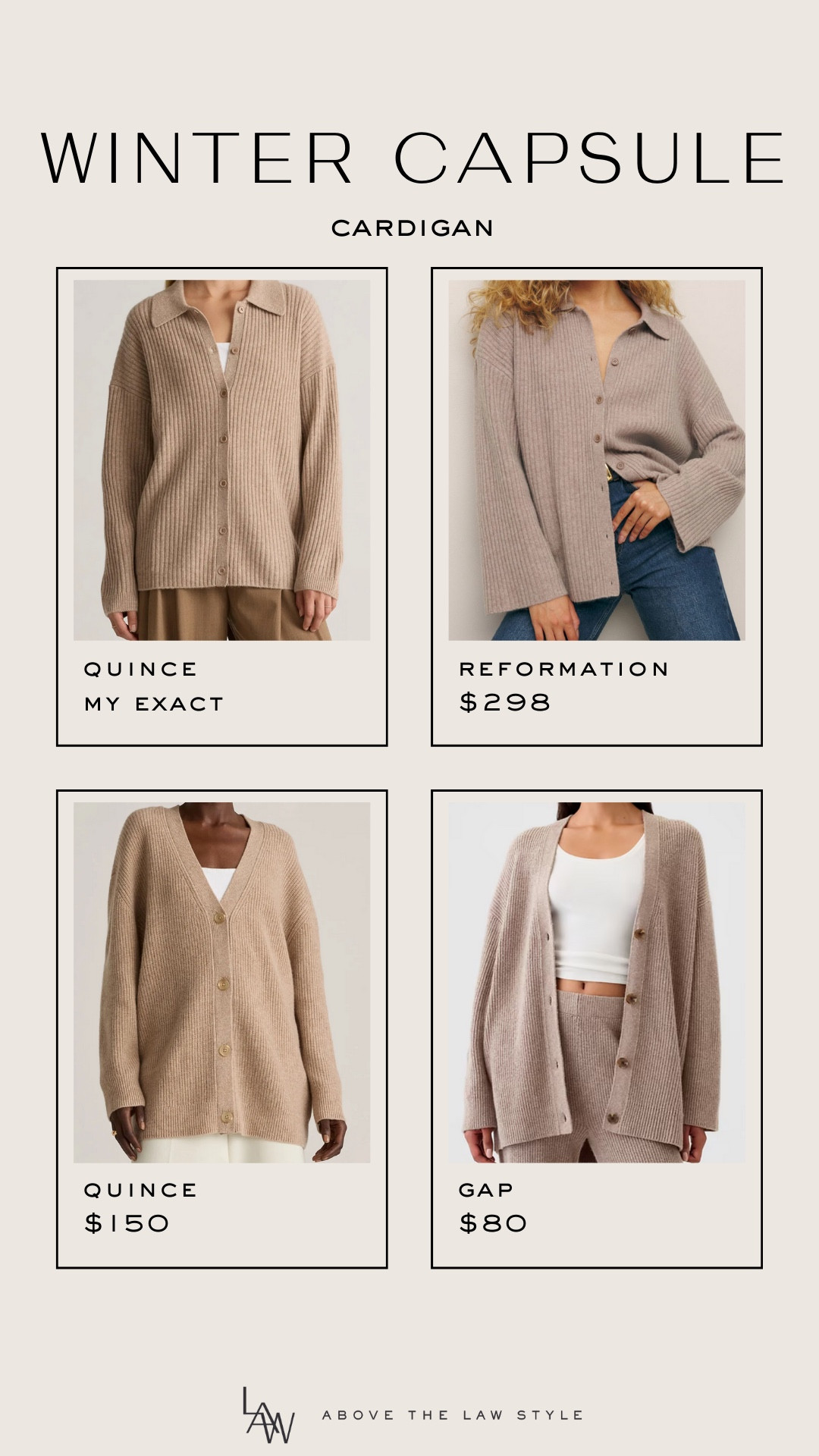 Winter Capsule: Cardigan 

#LTKFindsUnder100 #LTKStyleTip #LTKFindsUnder50