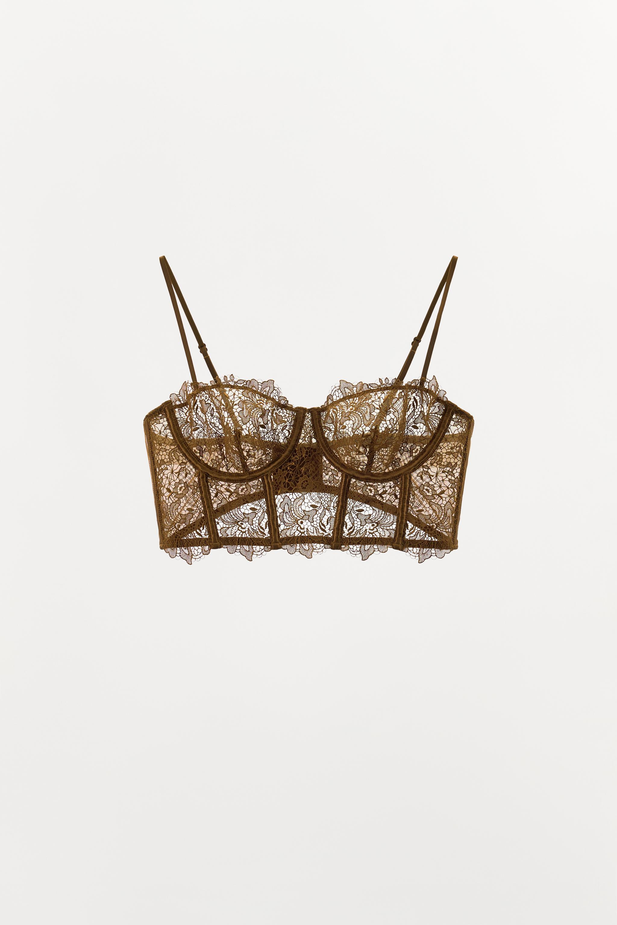 UNDERWIRE LACE BRA | Zara US