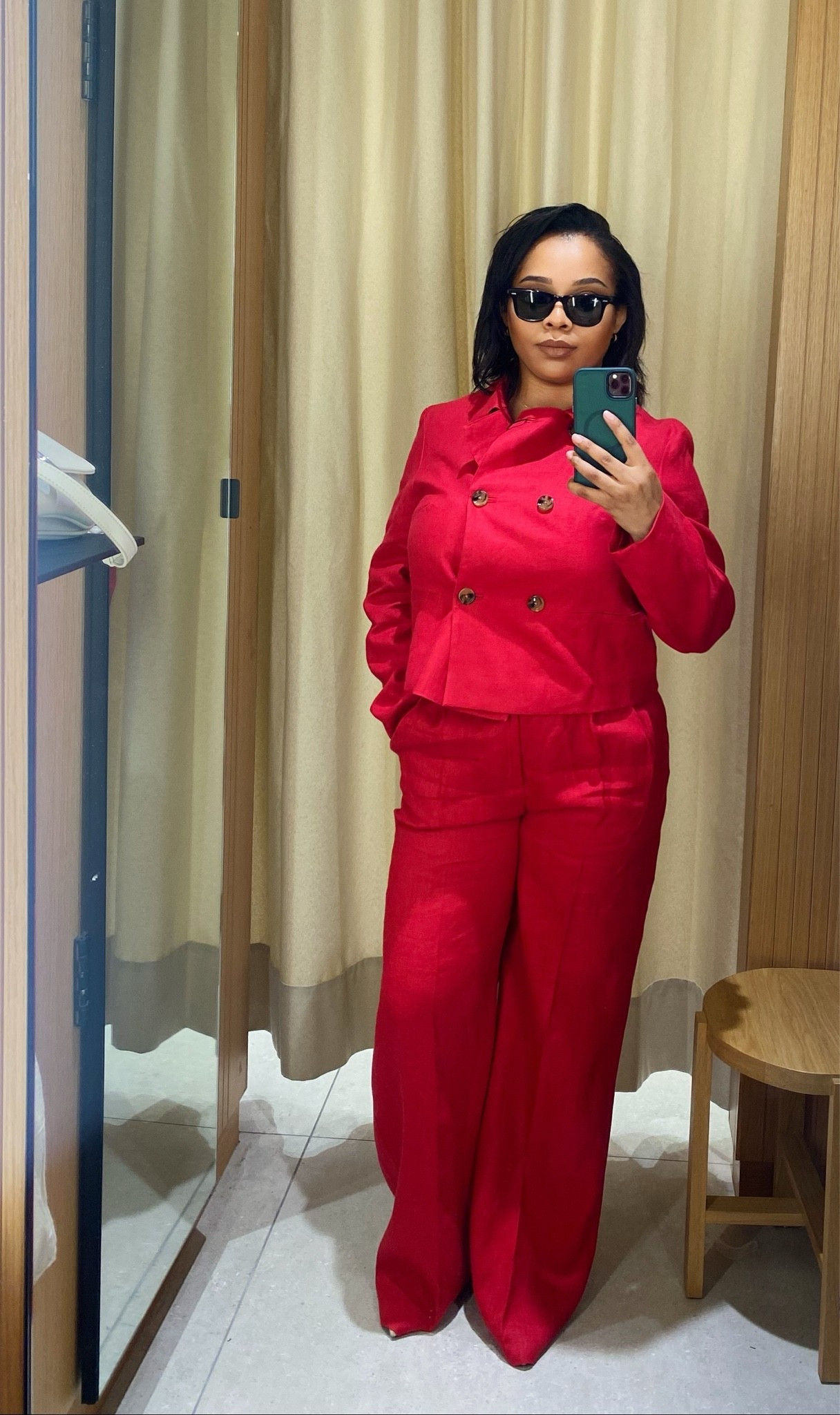 This MANGO Between-Season Jacket “LISTELA” paired with the matching red LISTELA trousers is the perfect set for making a classy yet powerful statement. The structured fit, rich red tone, and tailored silhouette give effortless luxury while still feeling modern and wearable. A bold red moment that instantly elevates your wardrobe ❤️.


I’m wearing the jacket in a US Large and the trousers in a US 38 for reference. The fit is so chic and flattering — perfect for brunch, work meetings, networking events, date nights, or transitional spring-to-summer styling.

What I love most about this set is how versatile it is. You can wear the pieces together for a polished monochromatic look or style them separately with basics already in your closet for endless outfit options.

If you’ve been looking for a statement set that gives confidence, elegance, and sophistication all at once, this is definitely one to grab before it sells out ✨

Shop the MANGO LISTELA Jacket + Trousers now on my LTK ❤️

#MangoStyle #RedSuit #LTKStyle #PowerDressing #SpringFashion #MinimalStyle #ChicStyle #TailoredStyle #LuxuryStyle #FashionInspo

#LTKootd #LTKgrwm