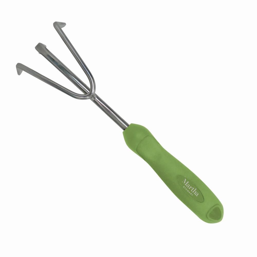 Martha Stewart Living Stainless Steel Hand Cultivator-MTS-CSC - The Home Depot | The Home Depot