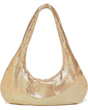 Metallic Evening Bag Small Bling Sparkly Sequin Clutch Purses for Women Dressy Wedding Party Form... | Amazon (US)