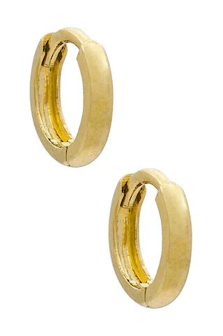 Zoe Lev 14k Gold Mini Huggie Earrings in Gold from Revolve.com | Revolve Clothing (Global)