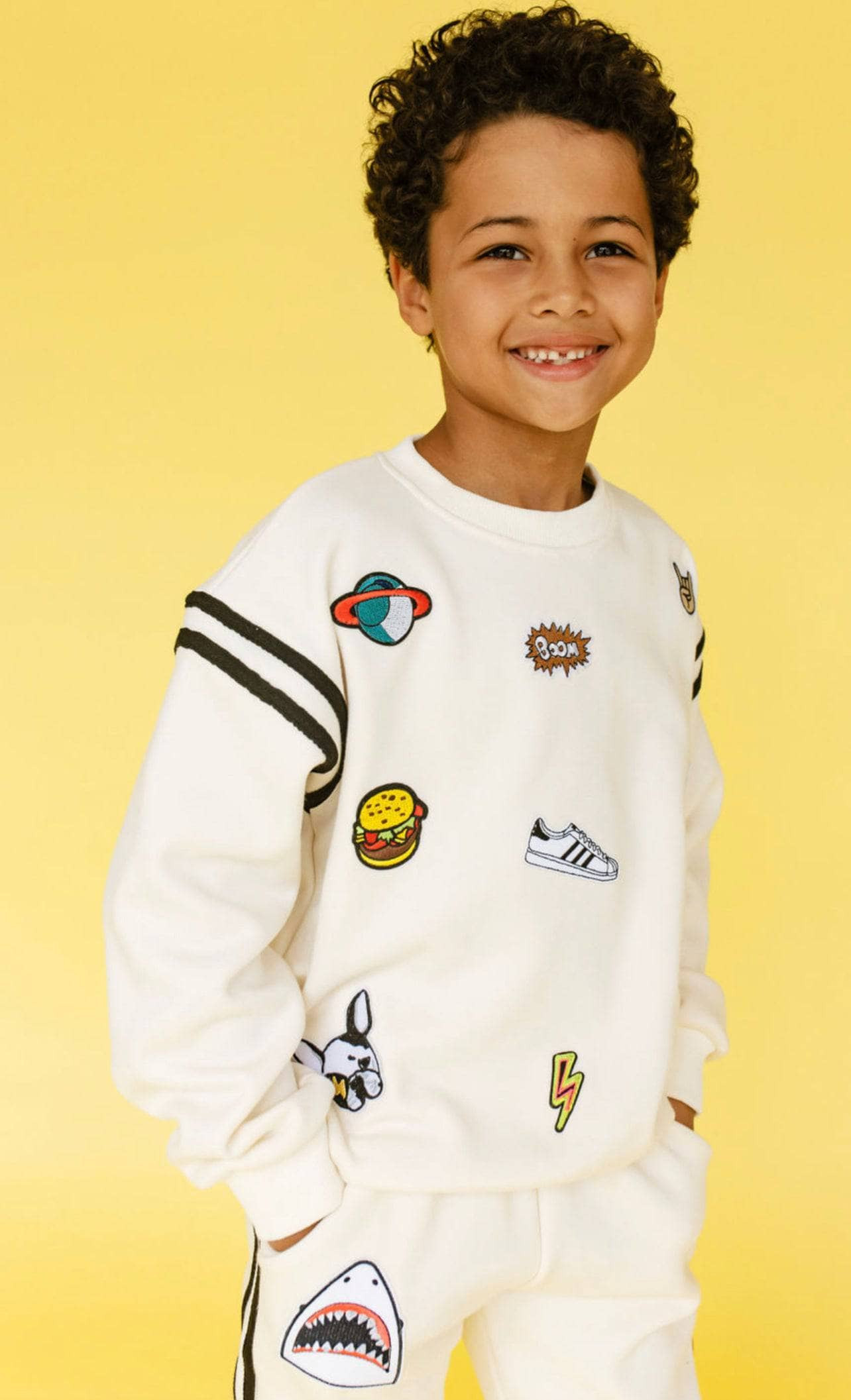 Varsity Patch Jogger Set | Lola + The Boys