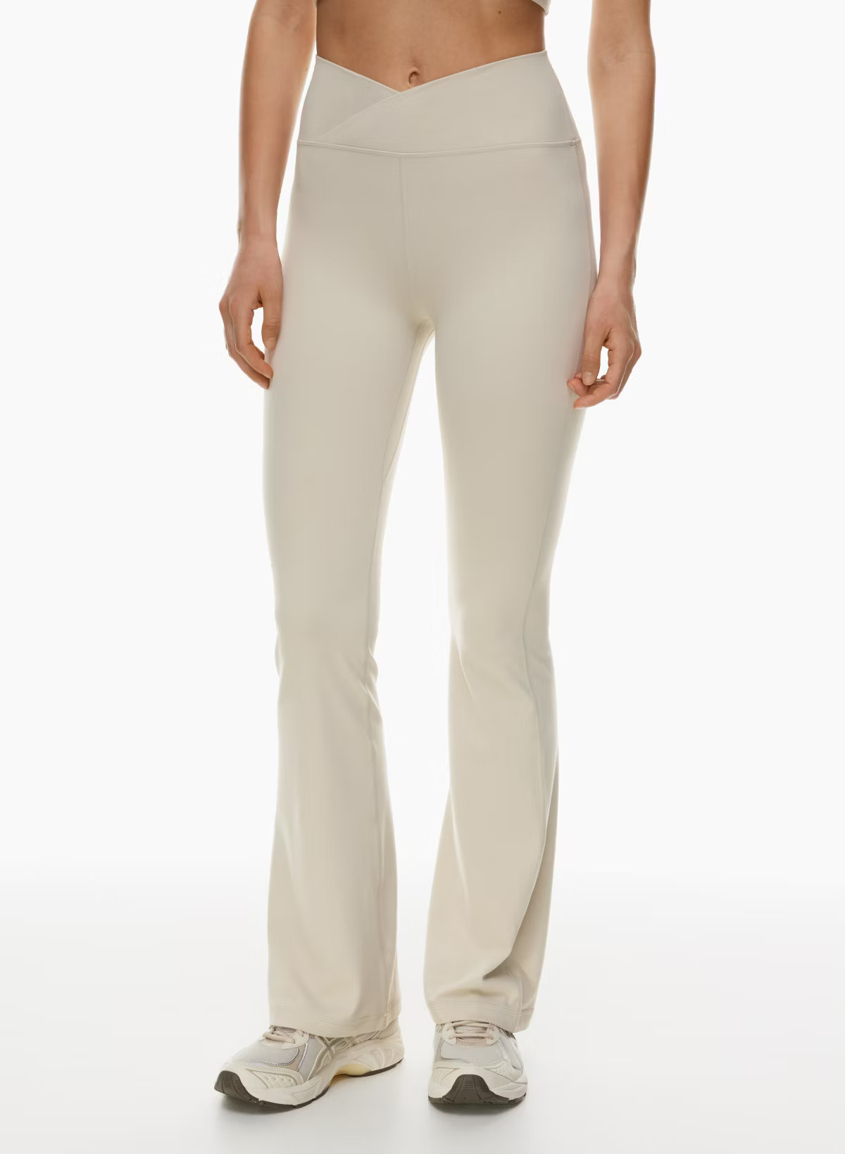 BUTTER CROSSOVER FLARE HI-RISE LEGGING | Aritzia
