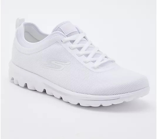 Make Your Selection: Skechers GO WALK Travel Fixed Lace Shoes - Cynthia | QVC