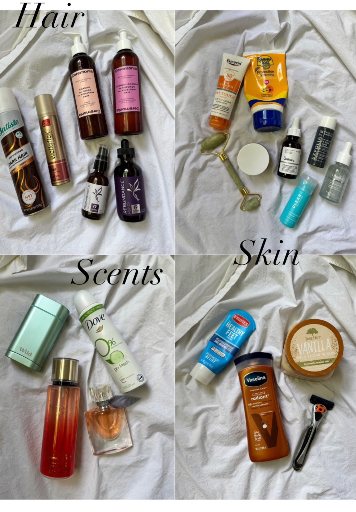 All my skin- and haircare favorites and some of my favorite scents! The BEST hot girl summer essentials for smooth hair and skin

Skin care, hair care, skin and hair products, perfumes, body spray, summer favorites, beauty finds, beauty blogger, lotion, dry shampoo, hair oil, sunscreen, cleanser, face roller, smooth skin, beauty essentials 



#LTKbeauty #LTKunder50 #LTKFind