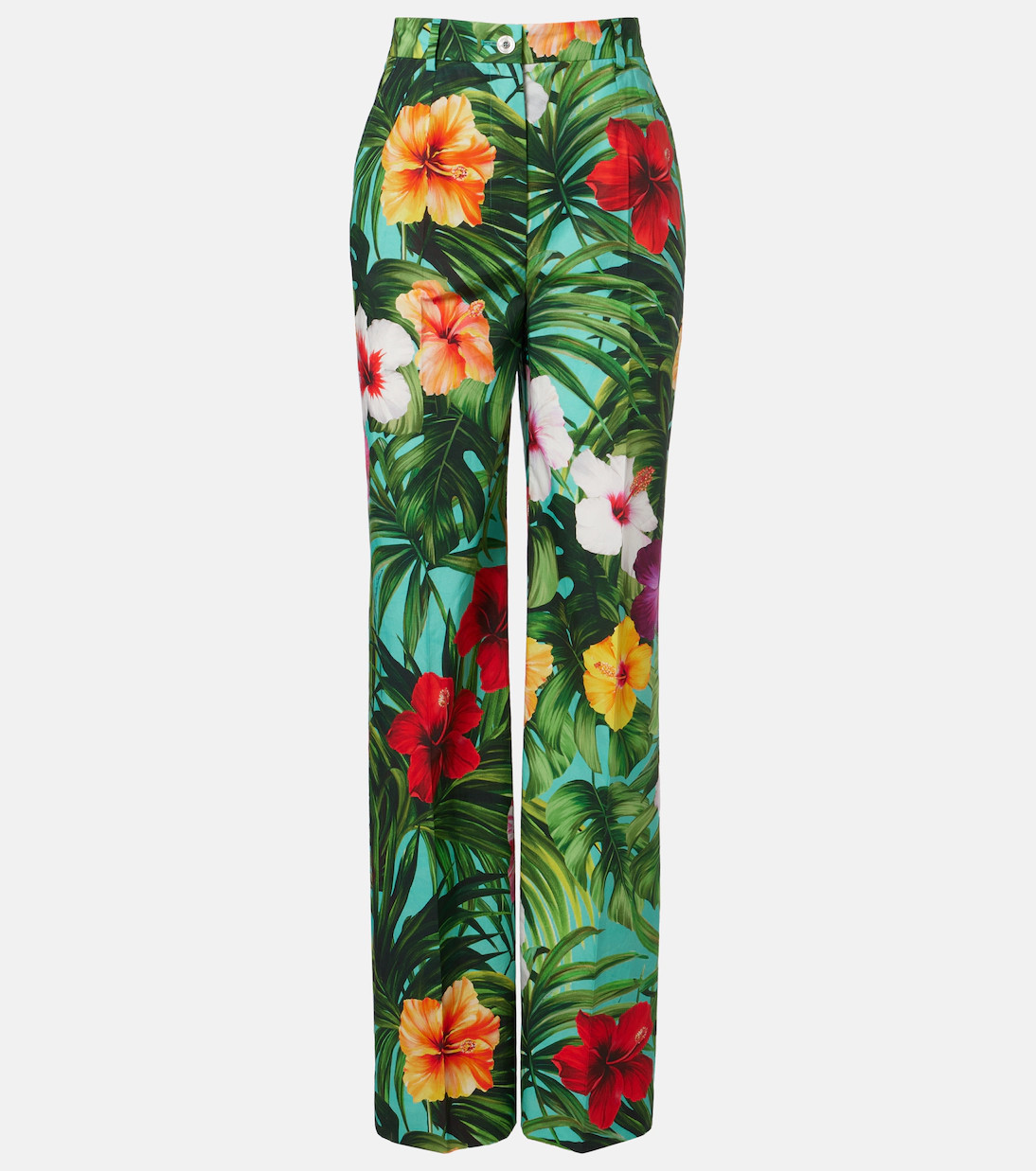 Floral cotton wide-leg pants | Mytheresa (US/CA)