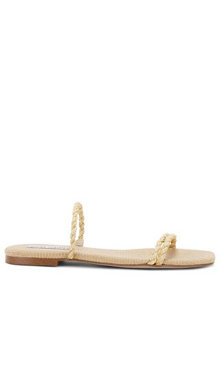 Steve Madden Tahiti Sandal in Metallic Gold. - size 9.5 | Revolve Clothing (Global)