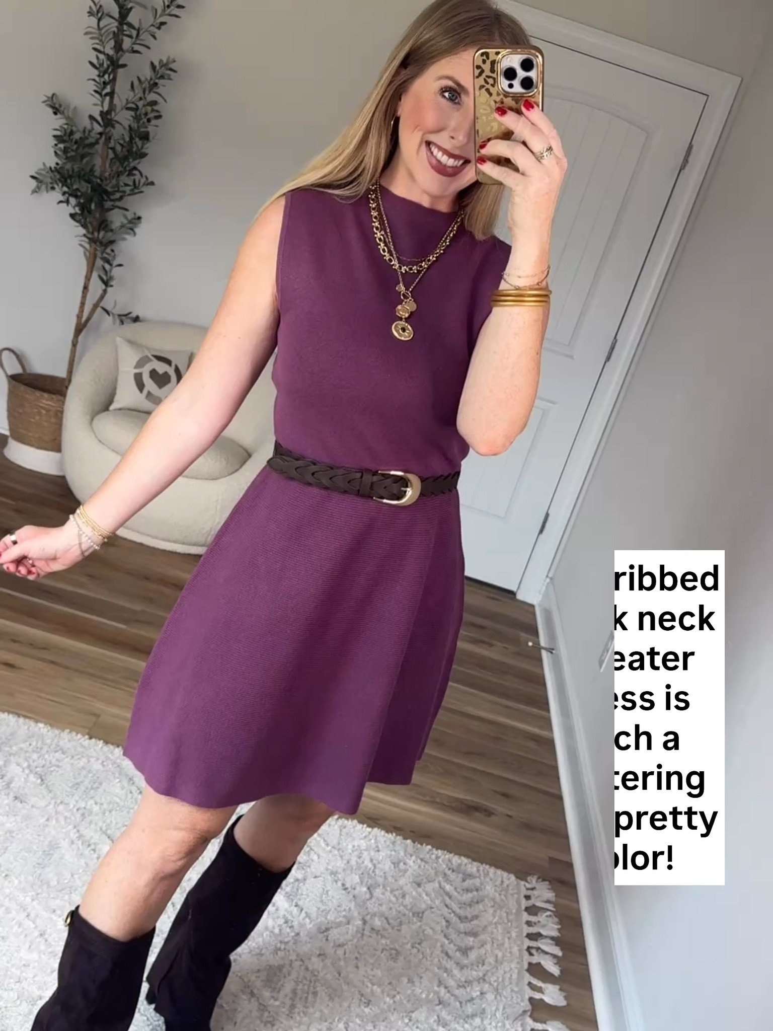 Walmart sweater dress

#LTKootd