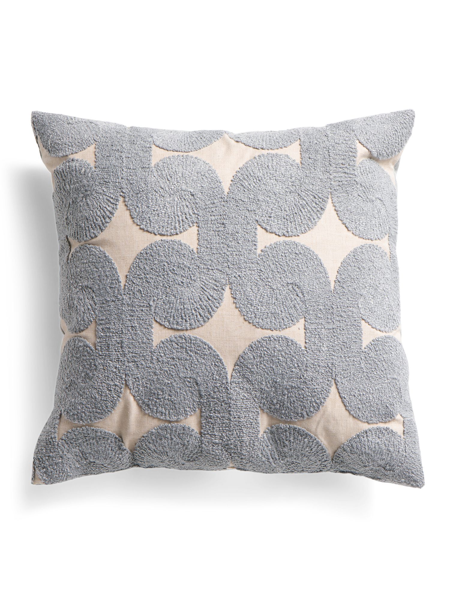 Made In Usa 22x22 Linen Contemporary Pattern Pillow | TJ Maxx