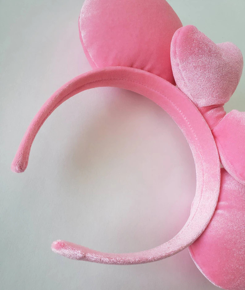 Bubblegum Pink Velvet Mouse Ears | Princess Inspired | Etsy (US)