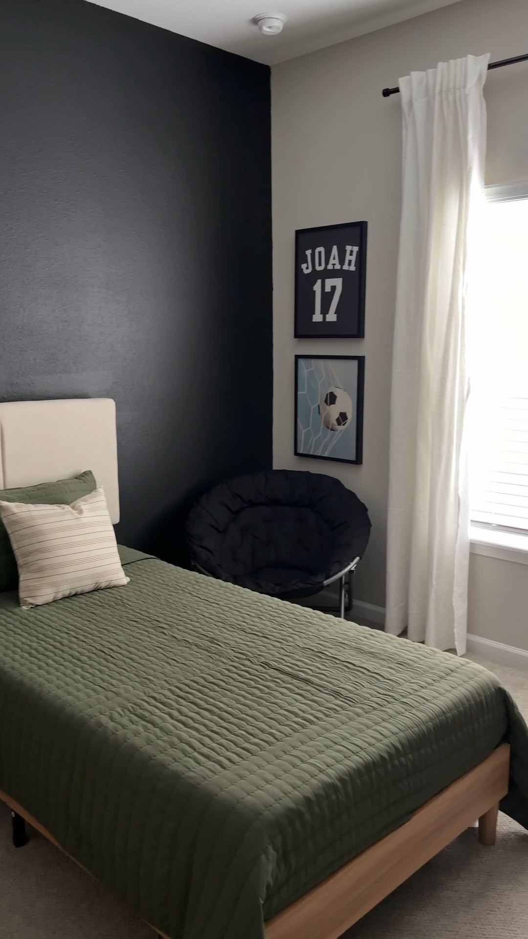 Boys room bedding decor and style 
Kids room 
Twin bed frame 
Boys bedding
Boys sports room

#LTKmomlife #LTKHome #LTKdayinmylife