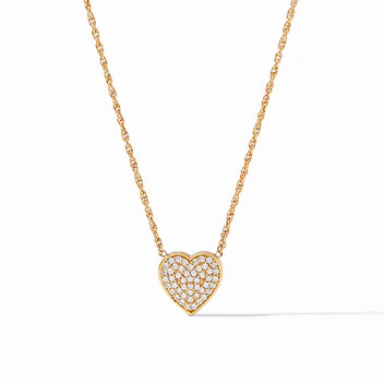 Heart Pavé Delicate Necklace | Julie Vos