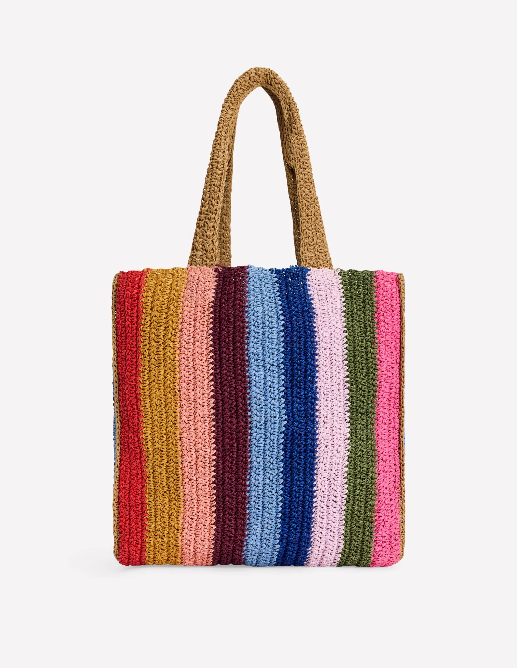 Shopper Tote-Multi Stripe | Boden UK