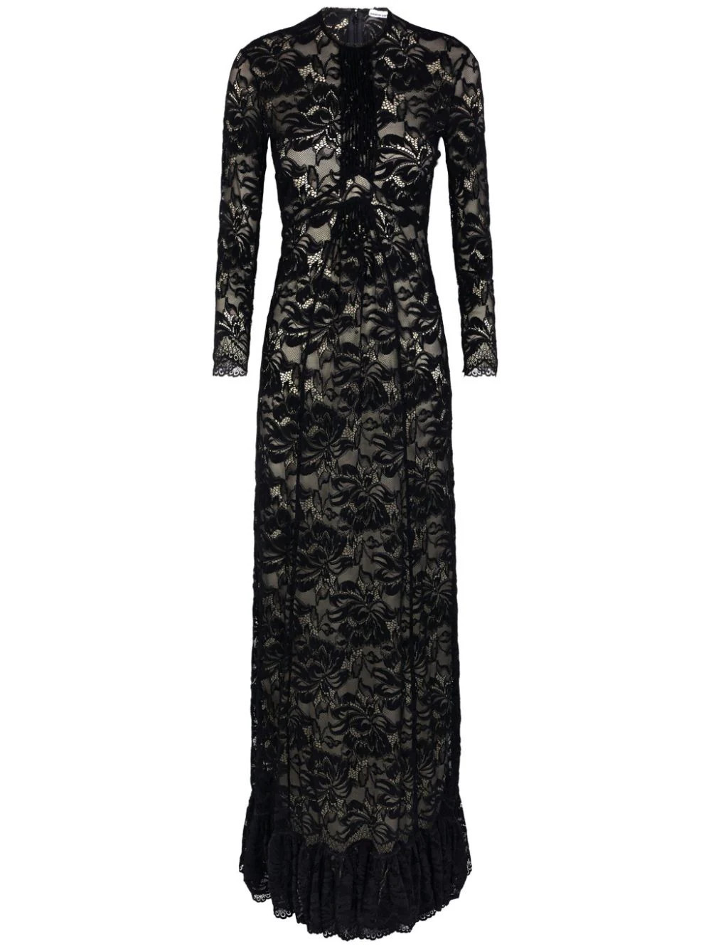 Rabanne lace maxi dress - Black | Farfetch Global