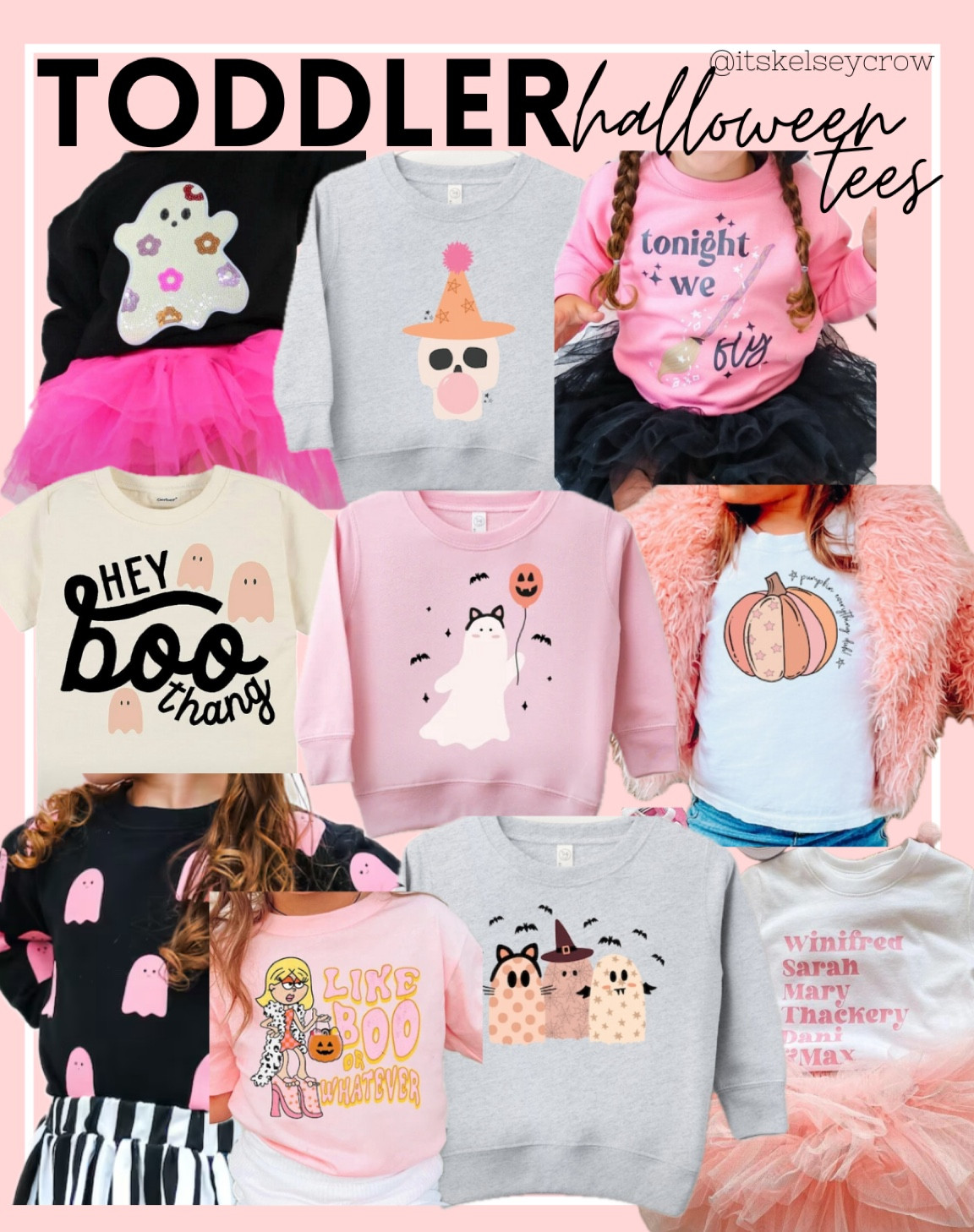 Toddler baby Halloween sequin pink ghost pumpkin boo

#LTKKids #LTKSeasonal #LTKHalloween