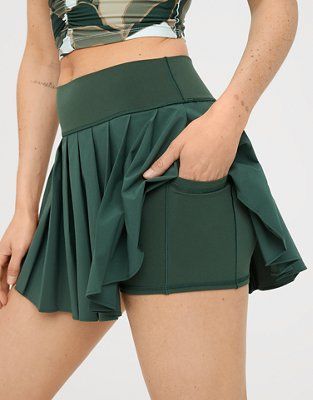 OFFLINE By Aerie Real Me Pleated Tennis Skirt | American Eagle Outfitters (US & CA)