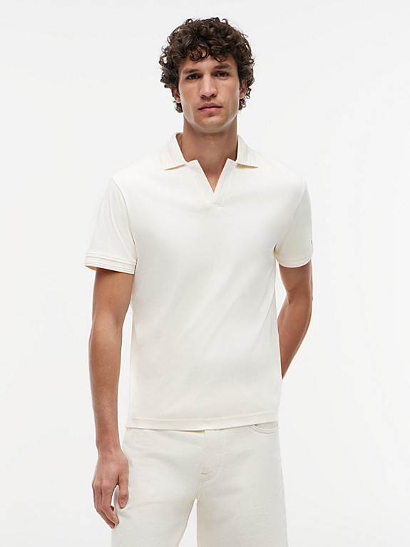 Regular Fit Interlock Knit Polo Shirt | Tommy Hilfiger UK