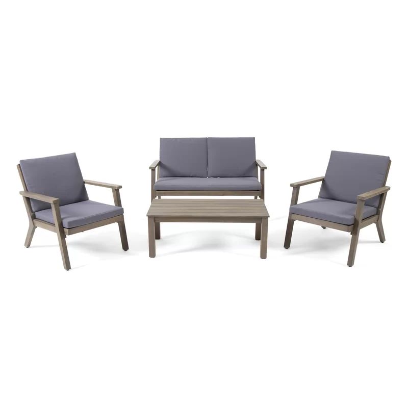 Isaacson 4 - Person Seating Group with Cushions | Wayfair North America