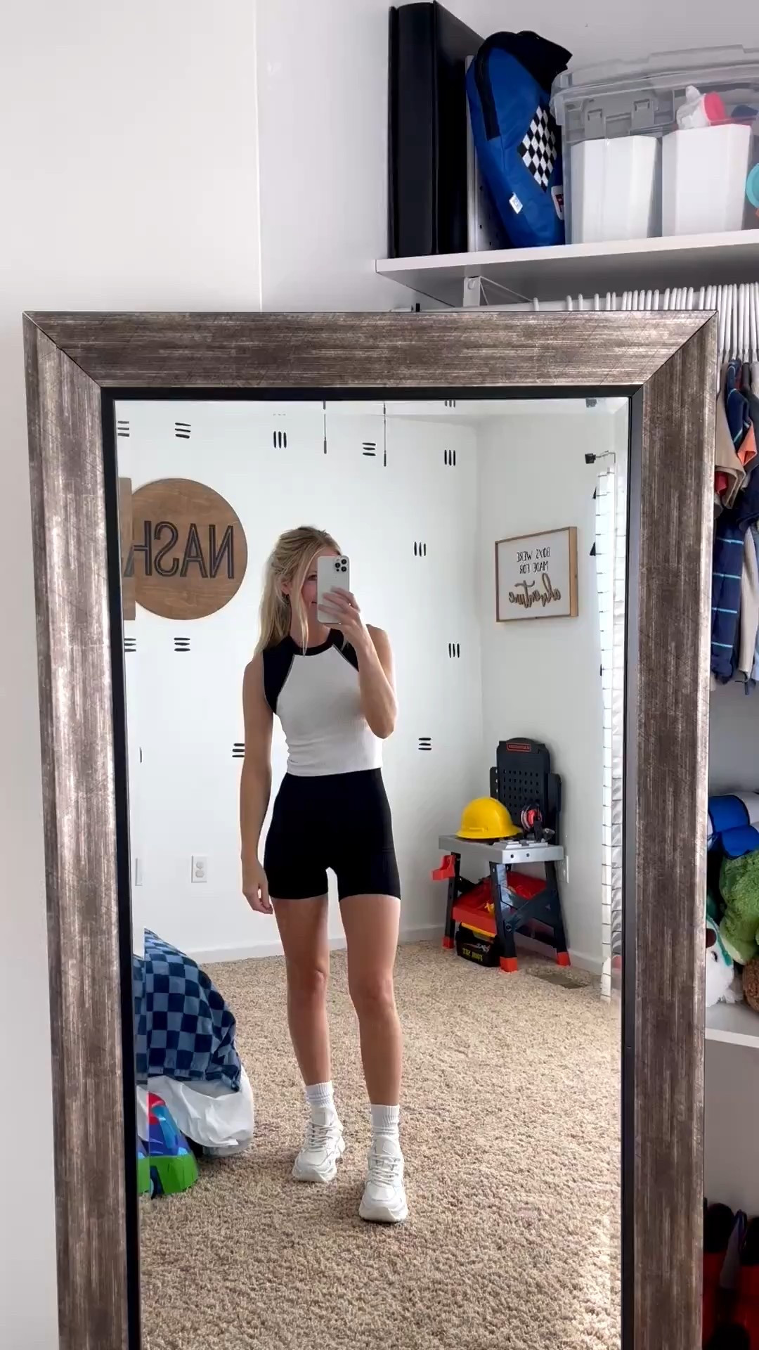 $15 workout set! This one is so soft and so flattering on. Affordable! #walmart 