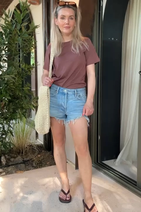 Cos, Agolde, Aime leon dore, Elisa johnson, Arket, summer outfit, holiday outfit, casual outfits, denim shorts, raffia tote, straw tote, leather flip flops, summer outfits, holiday outfits 

#LTKsummer #LTKstyletip #LTKeurope