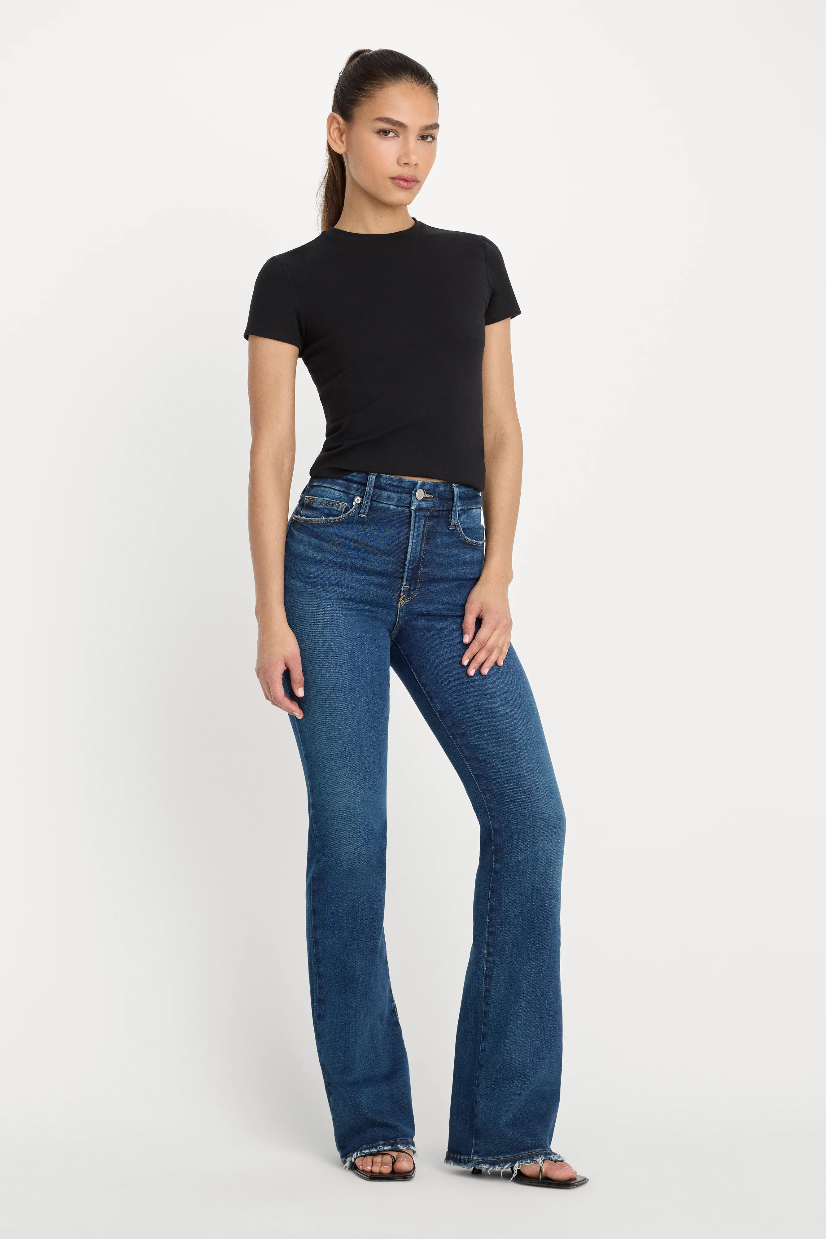 SOFT TECH GOOD CLASSIC BOOTCUT JEANS | INDIGO511 - GOOD AMERICAN | Good American