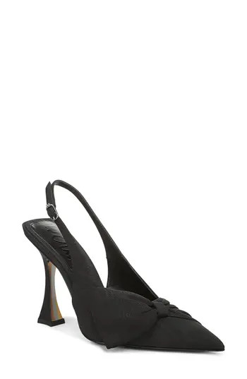 Sam Edelman Onia Pointed Toe Slingback Pump in Black at Nordstrom Rack, Size 8.5 | Nordstrom Rack