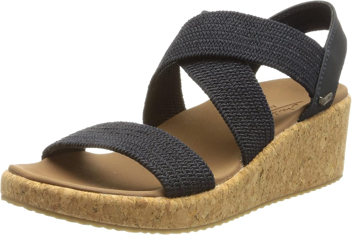 Skechers Women's Arch Fit Beverlee-Love Stays Wedge Sandal, US Women | Amazon (US)