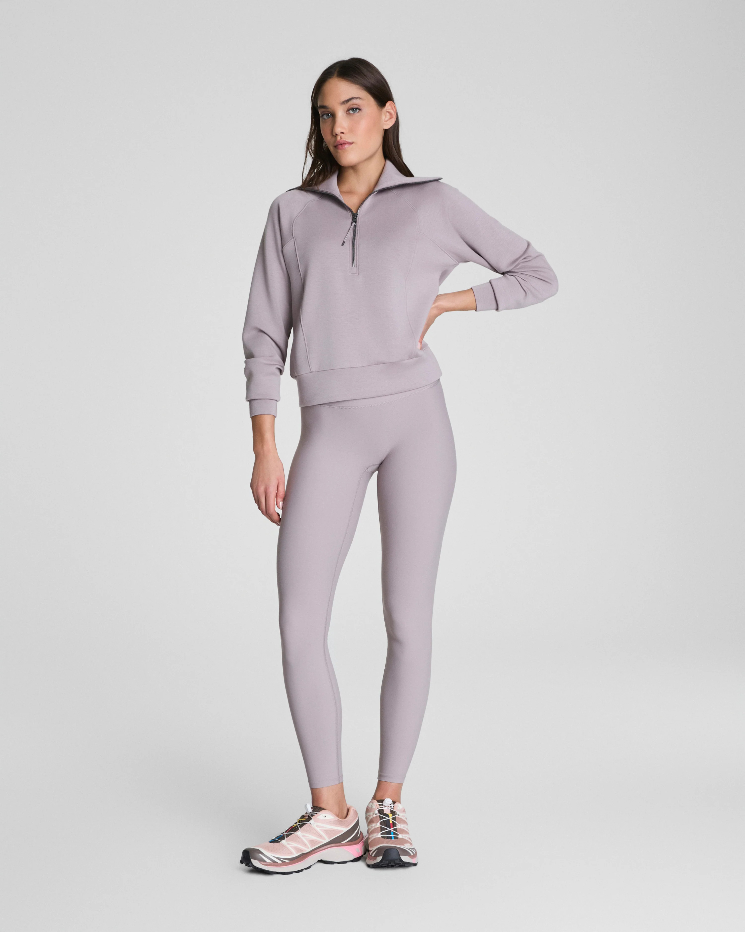 AirEssentials Lightweight Half Zip Sweatshirt | SPANX | Spanx Canada