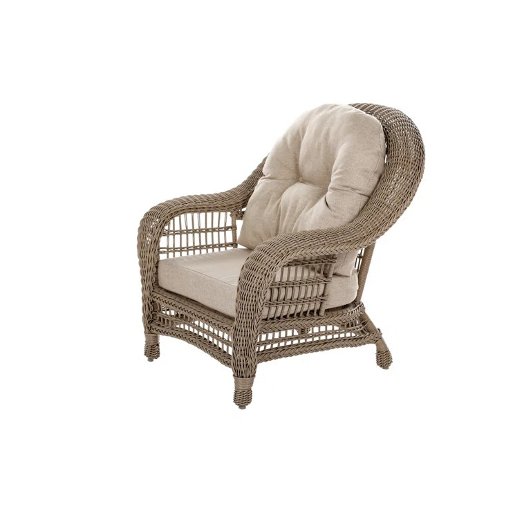 Simpson Outdoor Garden Patio Chair with Cushion | Wayfair North America