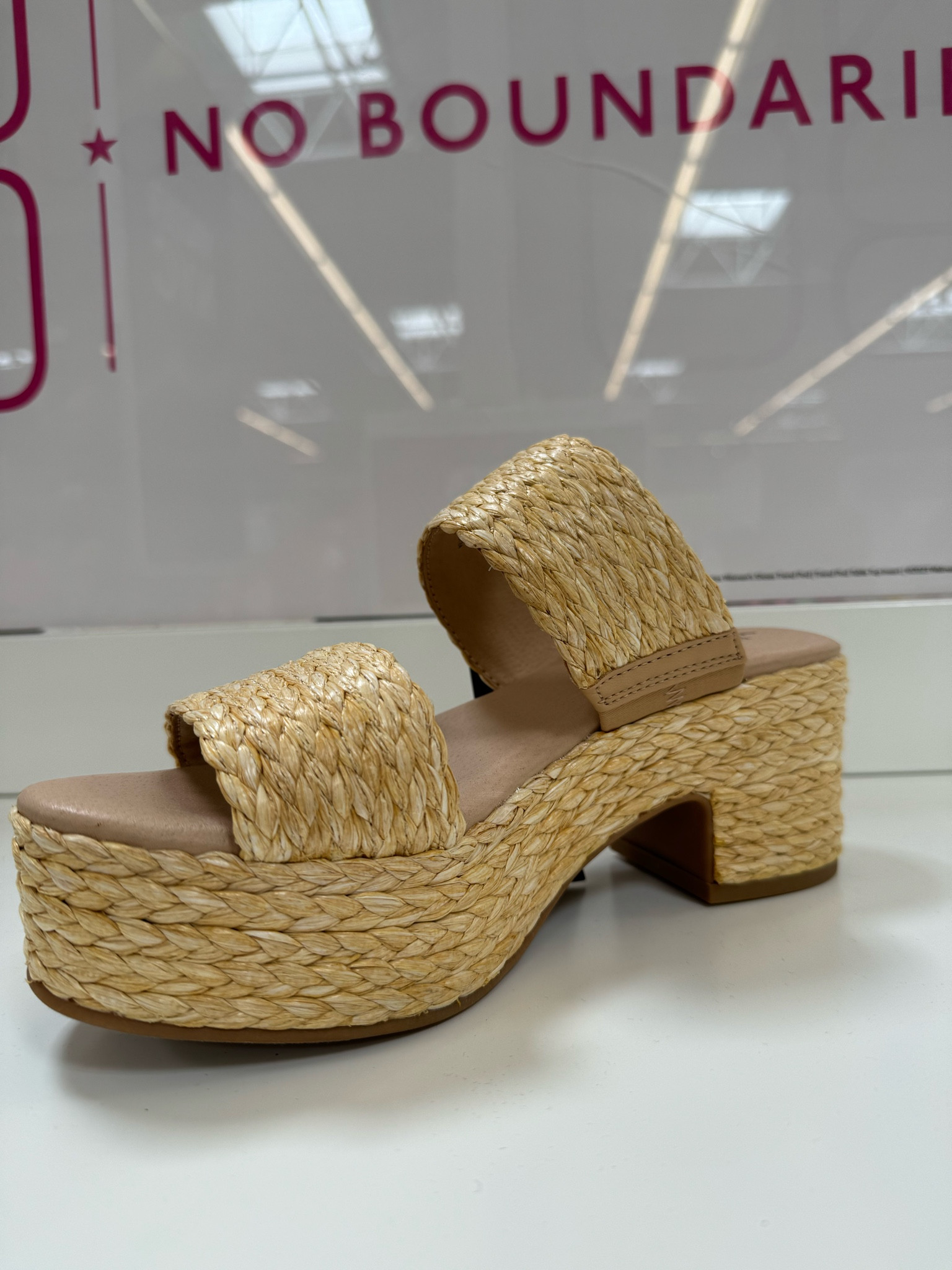 How.freaking.cute. 
AND so affordable!! 
@walmart 

Walmart shoes, raffia sandals, raffia, summer sandals, summer platform sandals 