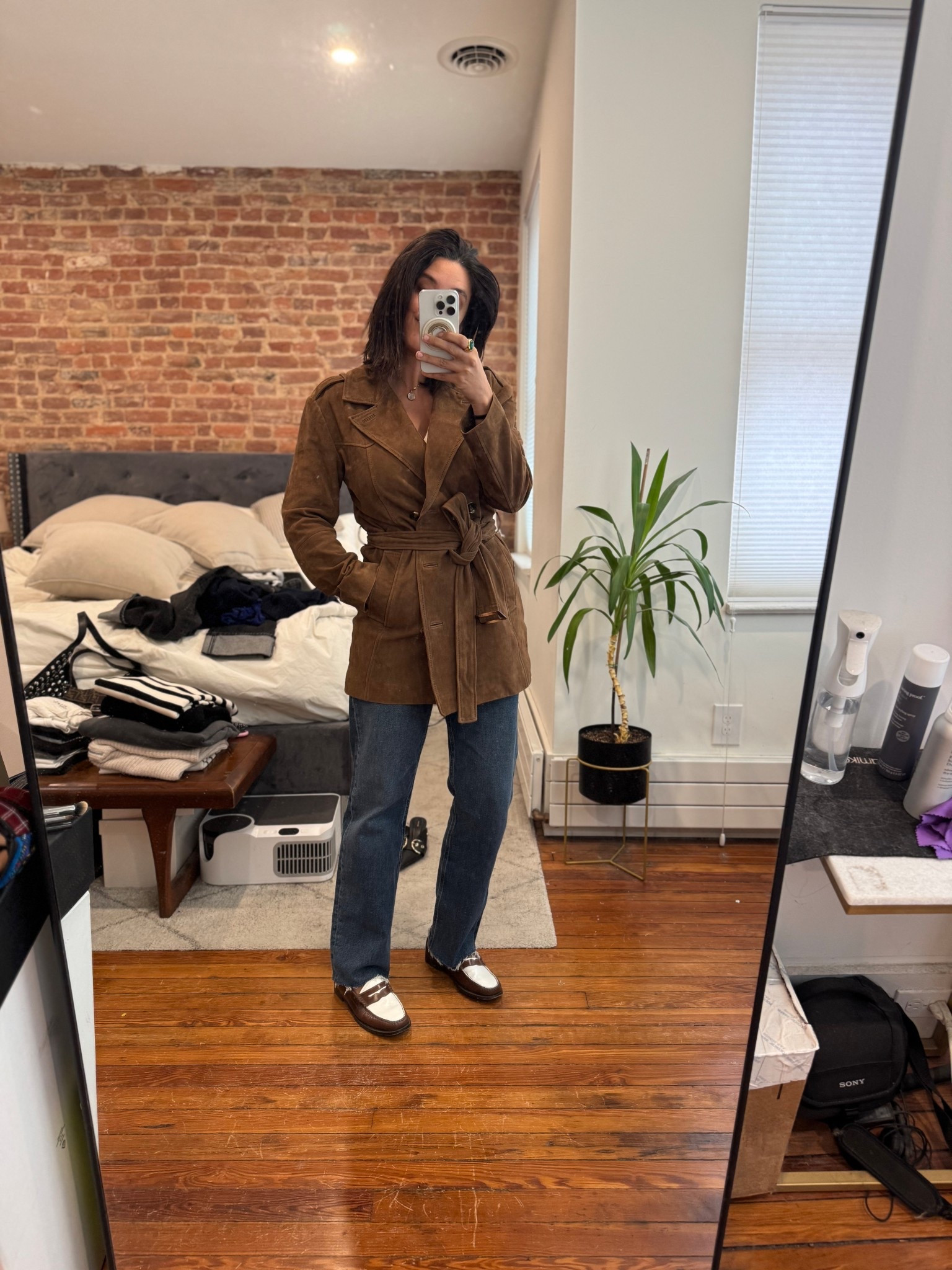 Small in jacket
28 in denim 
Loafers run tts 