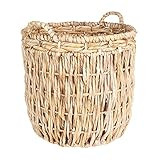 Household Essentials Brown Tall Round Wicker Storage Basket | Amazon (US)