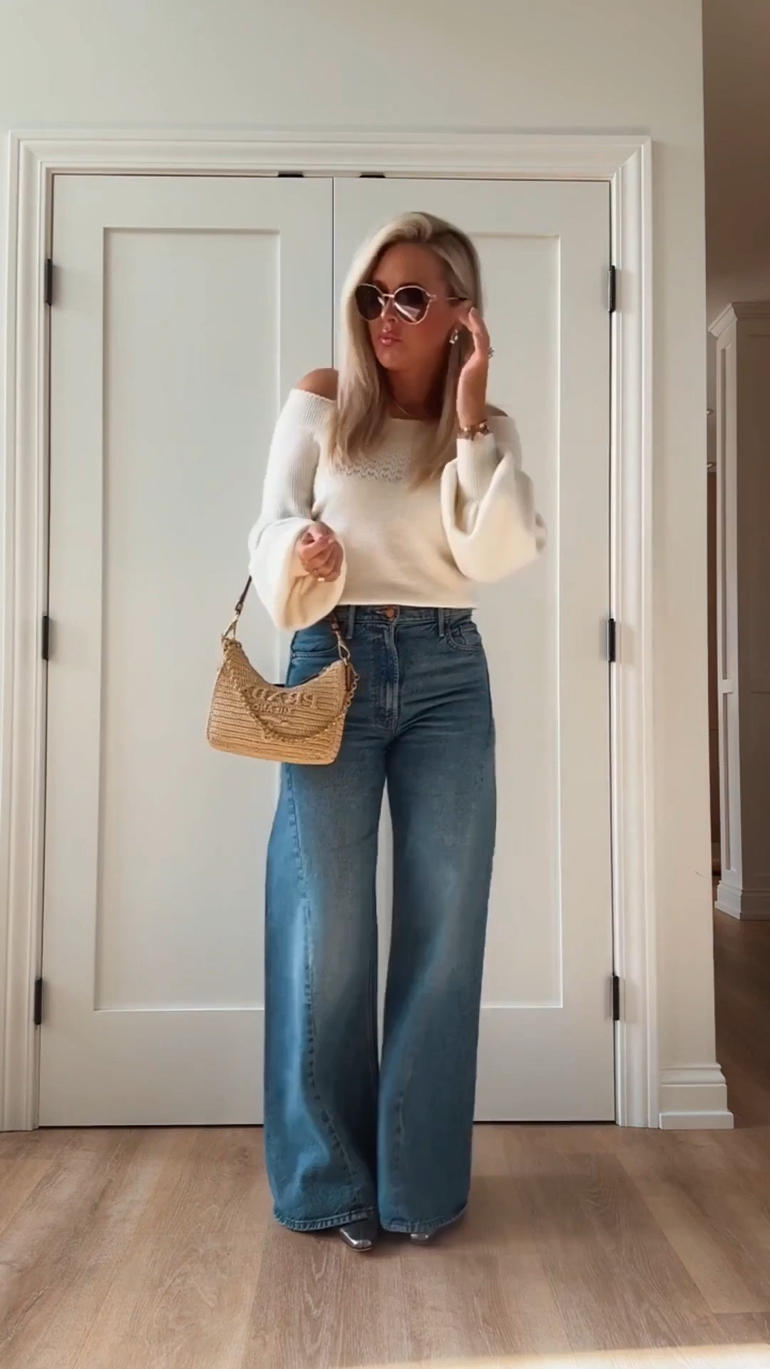 Date night🤍! Sweater also comes in pink! It’s adorable on and these are my best selling jeans! New wash also out now! 🔥

Jeans. Sweater. Date night. 2026. 


#LTKgrwm #LTKOver40 #LTKootd