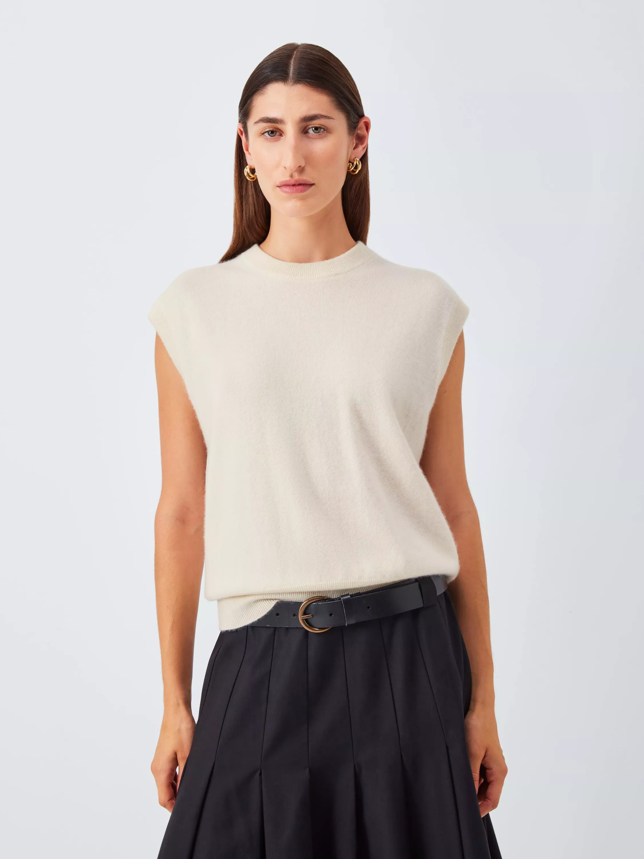 John Lewis Cashmere Sleeveless Knit Vest | John Lewis (UK)