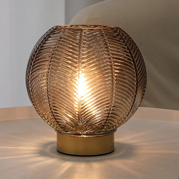 Battery Operated Lamp with Timer, Cordless Table Lamps with Led Bulb, Battery Powered Lamp Nightl... | Amazon (US)