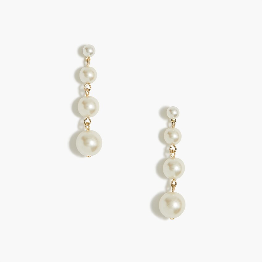 Pearl drop earrings | J.Crew Factory