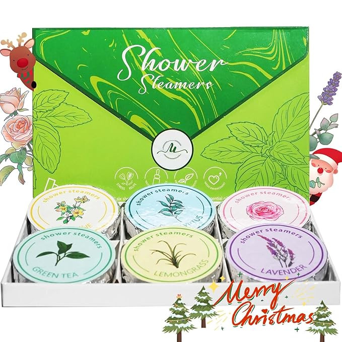 Shower Steamers Aromatherapy - Valentine's Day Gift for Women, Gift Box of 6 Premium Shower Bombs... | Amazon (US)