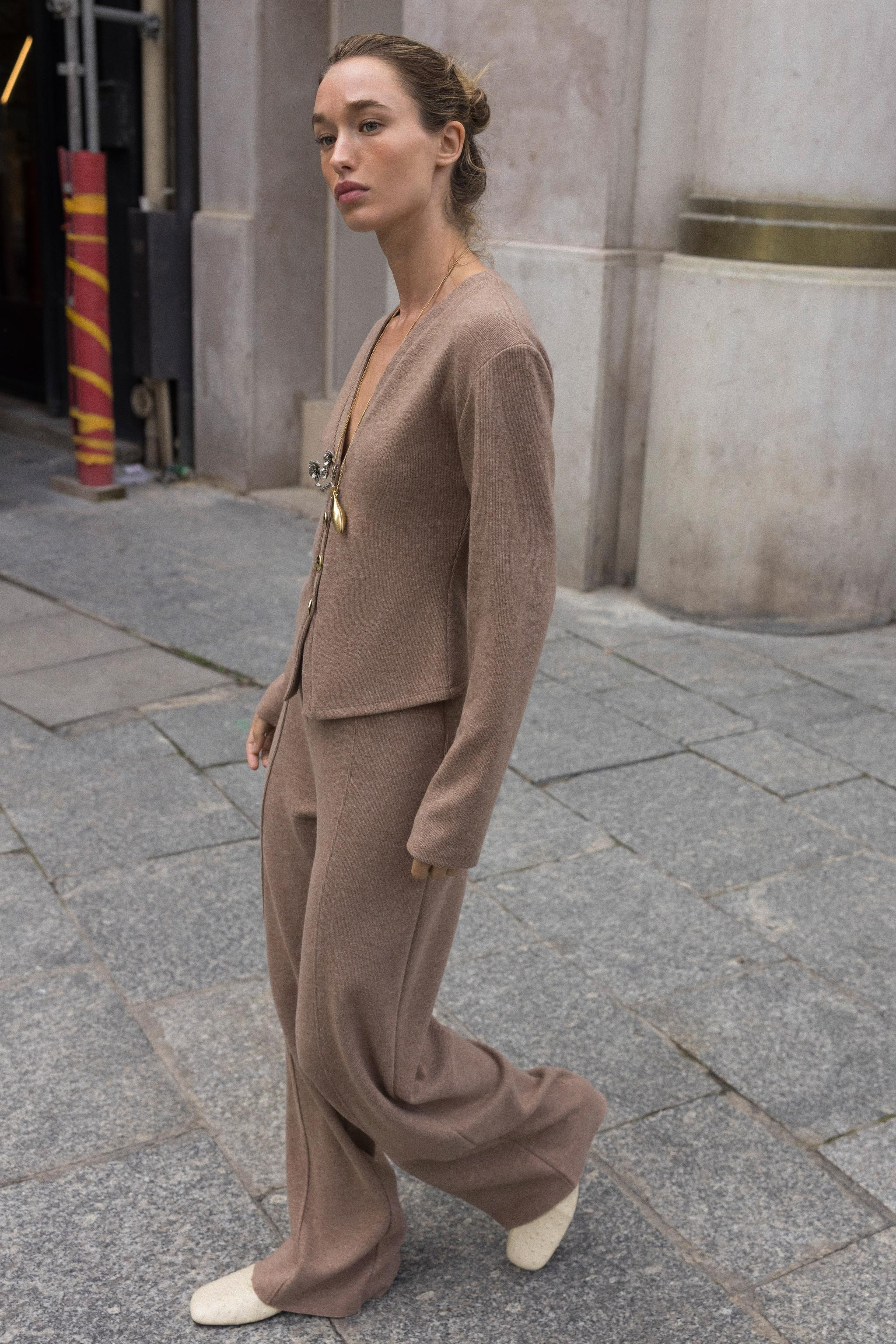 SOFT TOUCH PALAZZO PANTS | Zara US