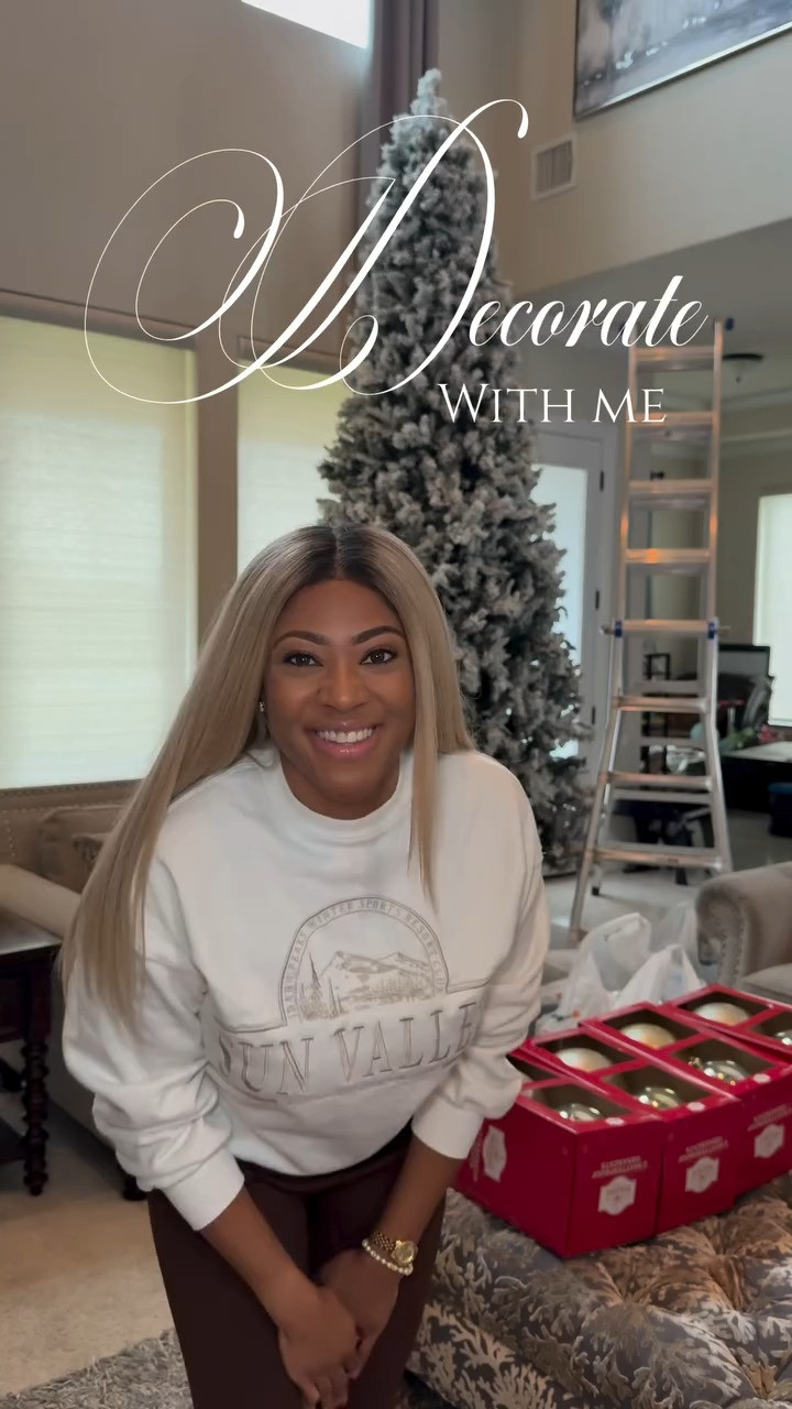 Decorate With Me: Part II 🎄✨

I slowly decorated the house this year and I’m so happy I did! My navy, gold, and ivory Christmas tree turned out beautifully 😍 No stress, just festive fun. Should I make a DIY video showing how I made my tree bows? 🫶🏽 #ChristmasDecorIdeas #ChristmasTrees #HappyHoliday #DIYChristmas #FestiveHome #HolidayInspo #ChristmasVibes #TreeDecor #DIYDecorIdeas 

 #LTKHoliday #LTKHome #LTKSaleAlert