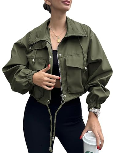 Tankaneo Cropped Jacket Anorak Coat | Amazon (US)