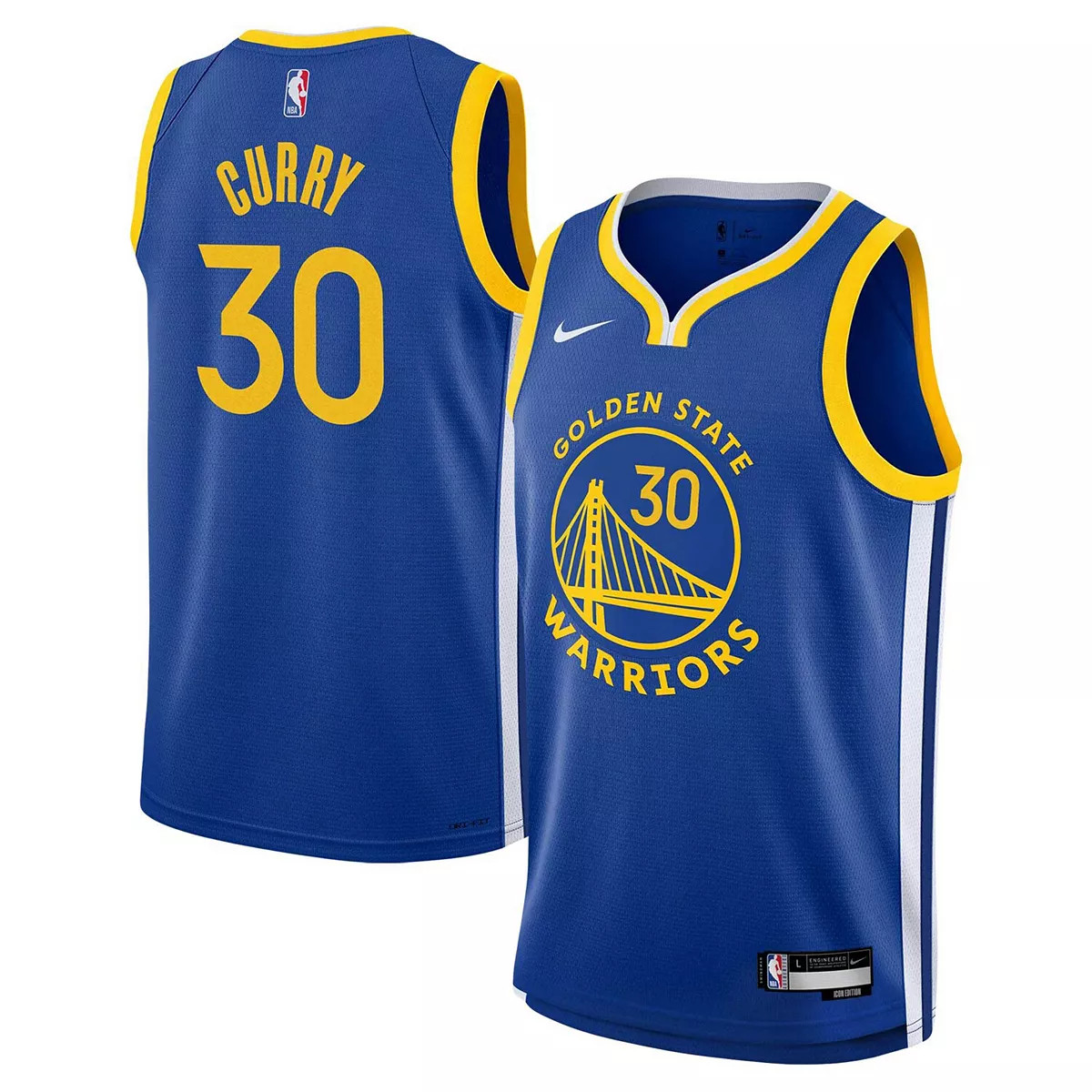 Youth Nike Stephen Curry Royal Golden State Warriors Swingman Jersey - Icon Edition | Kohl's