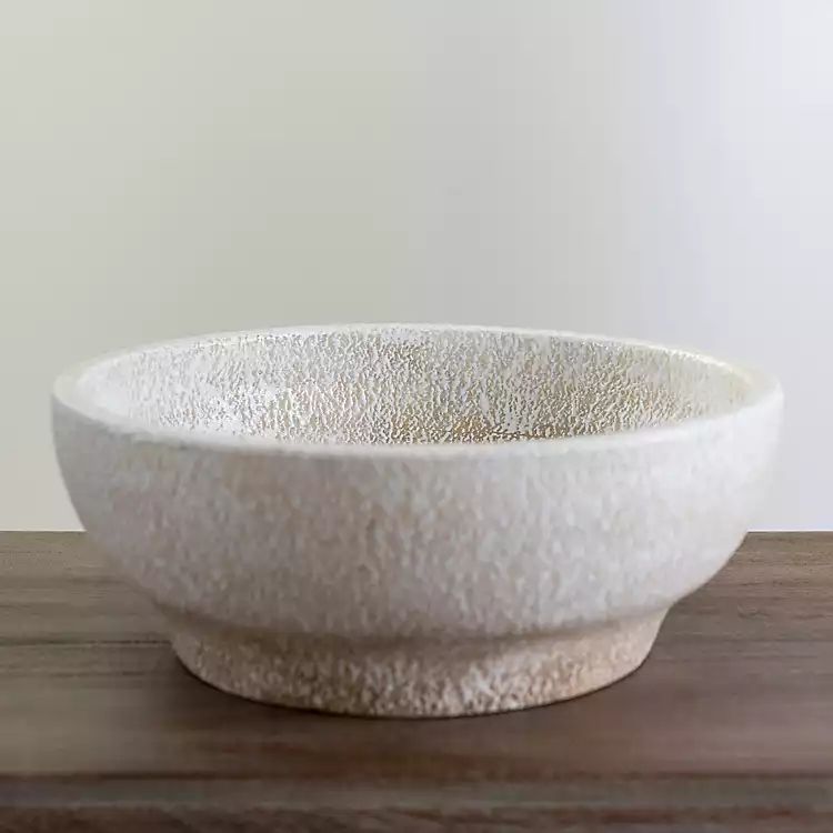 White Terracotta Bowl | Kirkland's Home