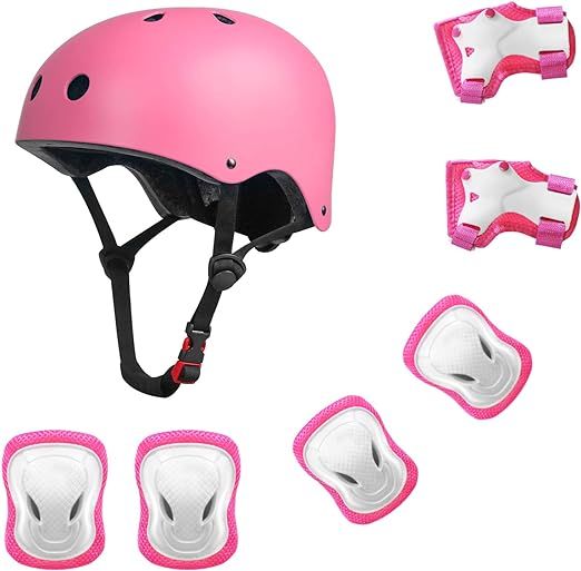 YUFU Kids Helmet Sports Protective Gear Set for 3-13 Years Children Boys Girls Bike Skateboard Ad... | Amazon (US)