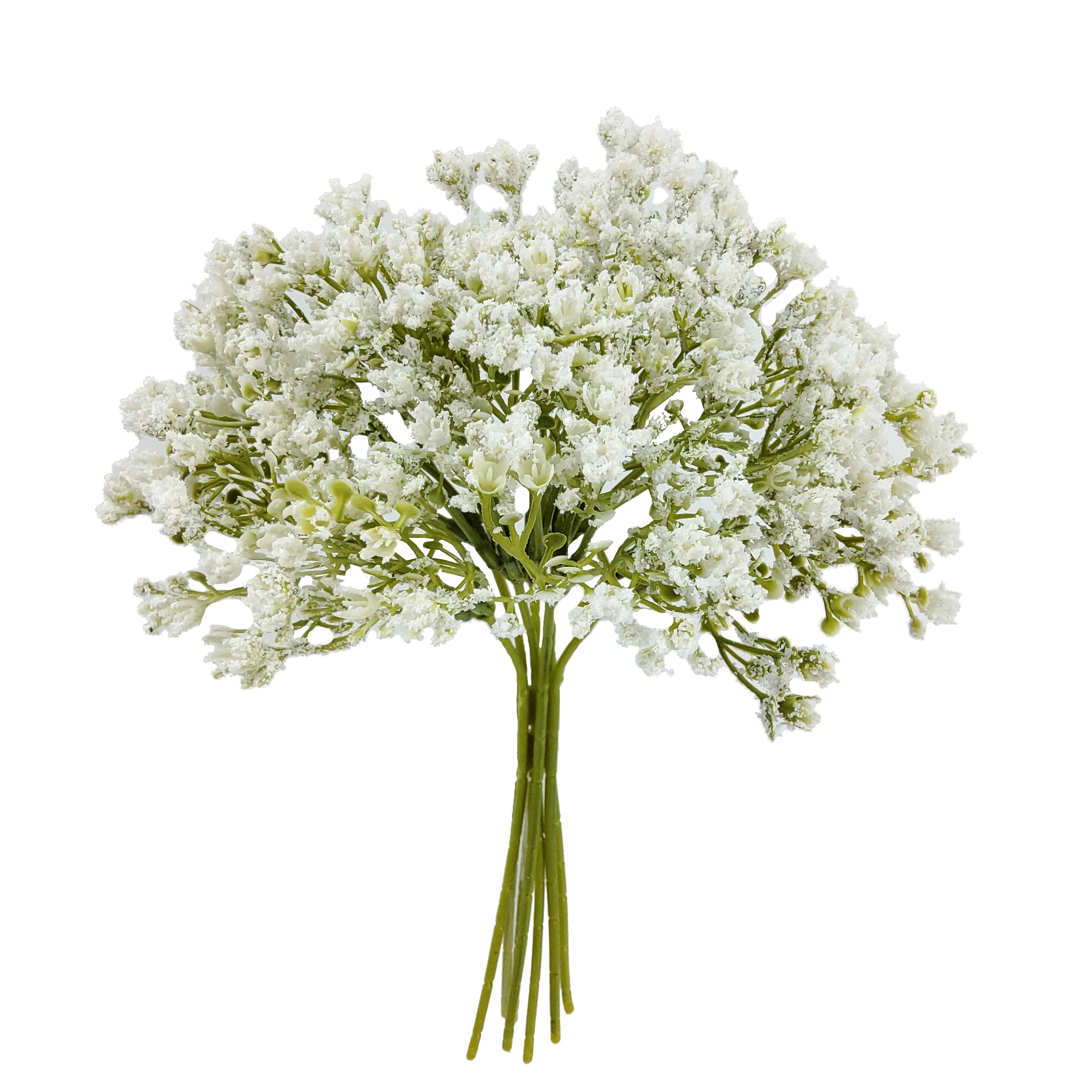 Mainstays Indoor 12 in Artificial Polyethylene Baby's Breath Flower Pick, White Color | Walmart (US)