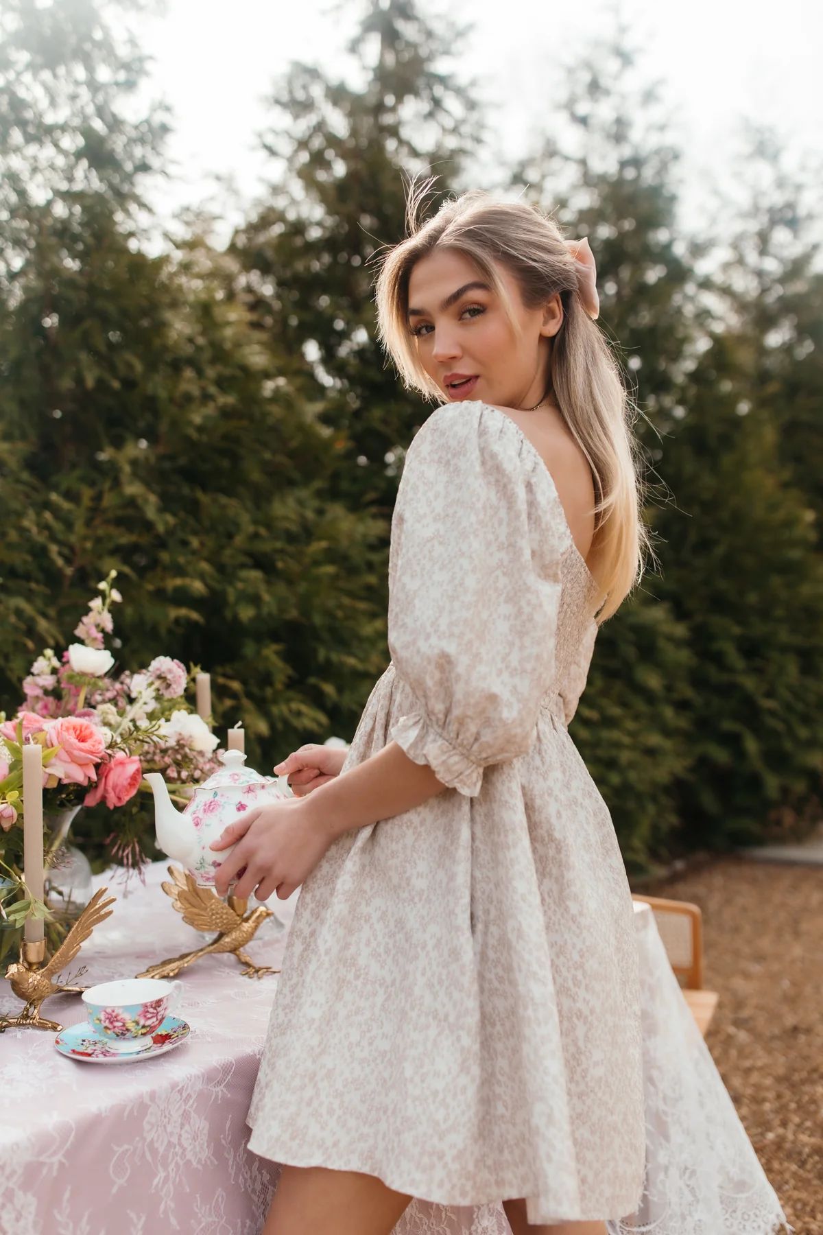 Embroidered Babydoll Dress | The Post