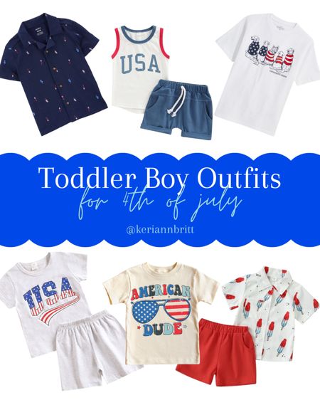 Patriotic Toddler Boy Outfits for Memorial Day, 4th of July and Summer 

Americana / baby boy / boys summer outfit / red, white and bluee