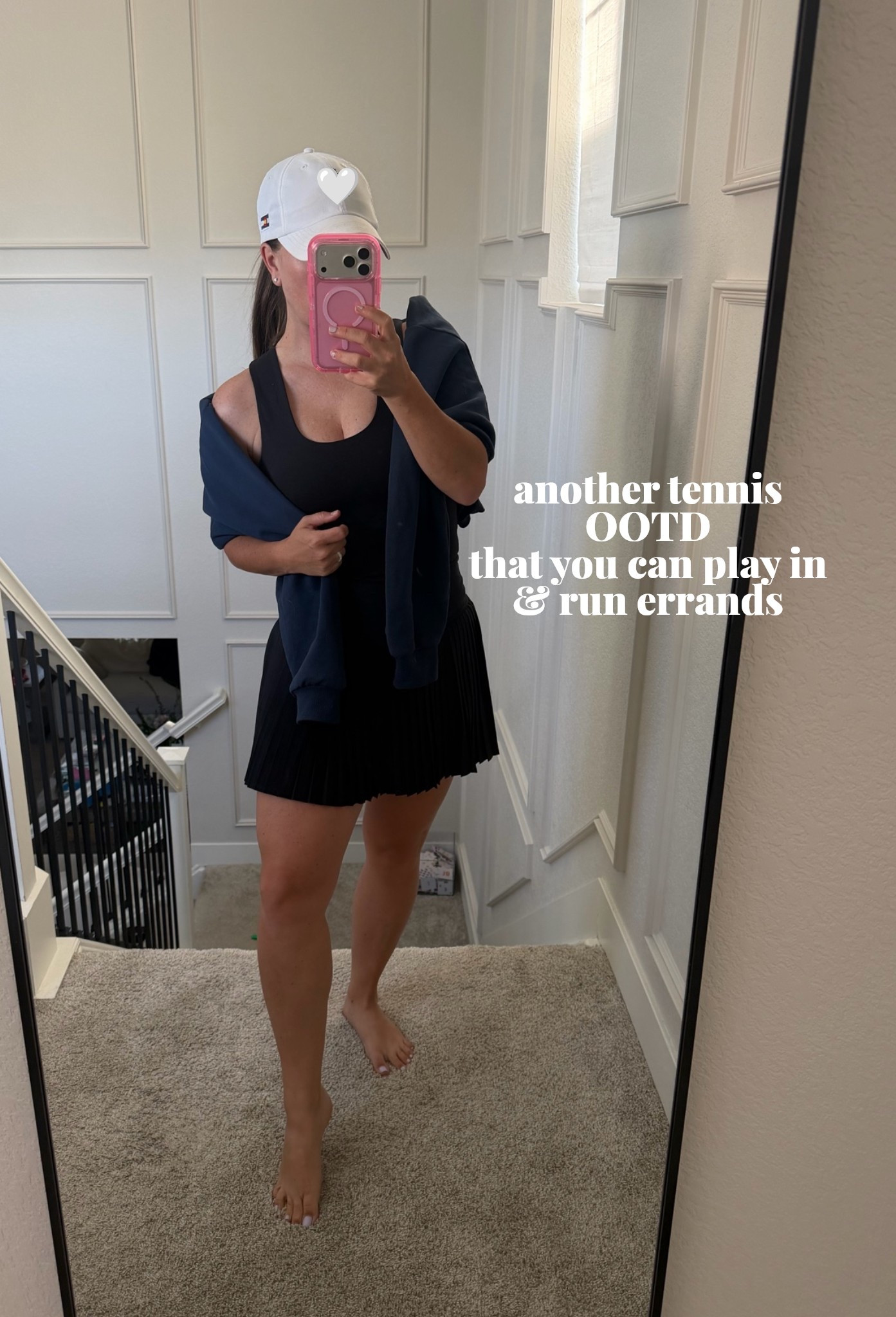A cute tennis outfit is my new personality. Tank and skirt are @Alo Yoga size small. Sweatshirt is also Alo, size medium for a looser fit #ootd #tennis #tennisoutfit #alo #aloyoga #tennisclothes #countryclub #golf #golfoutfit #mom #momoutfit #momclothes

#LTKootd #LTKmomlife #LTKActive